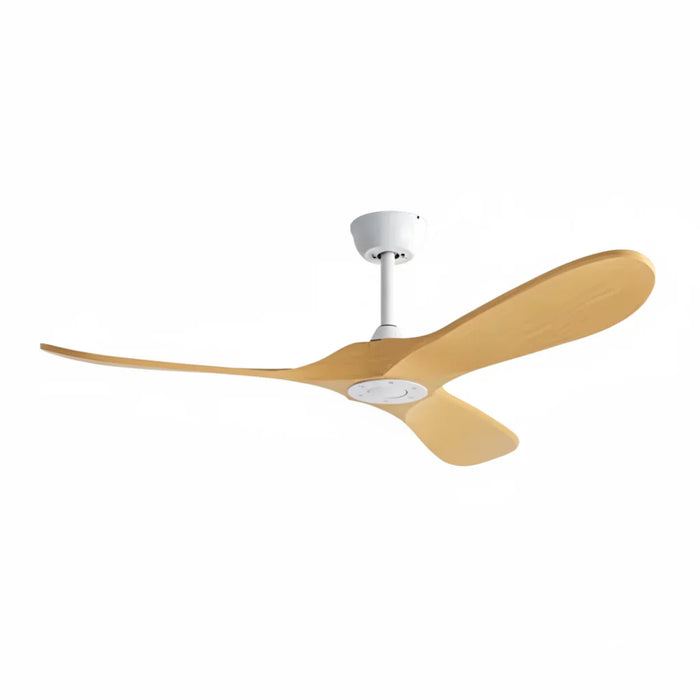 Lévant | Ventilador vintage blanco y madera clara