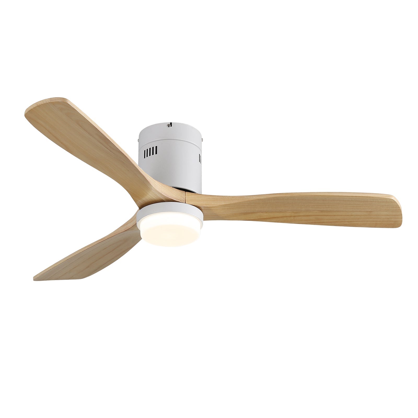 Ventilador de techo 52″ Aura - Aspas de madera y LED integrada