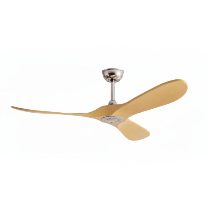 Tramontane | Ventilador vintage plata y madera clara