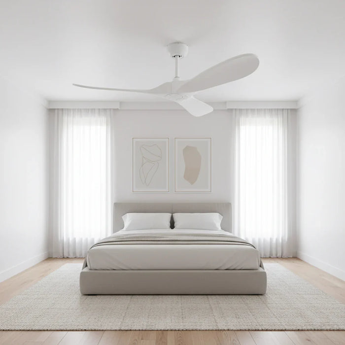 Sirocco | Ventilador vintage blanco y ABS blanco